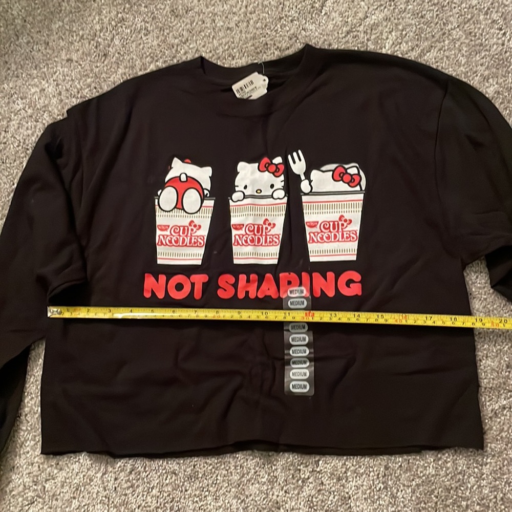NWT adult size cute Hello Kitty long sleeve top
